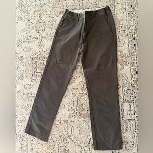Crewcuts J Crew Slim Kids Boys Gray Charcoal Casual School Pants size 10